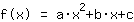 f_f(x)=ax^2+bx+c